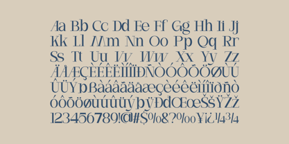 Argalis Font Poster 9