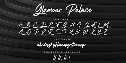 Glamour Palace Font Poster 13