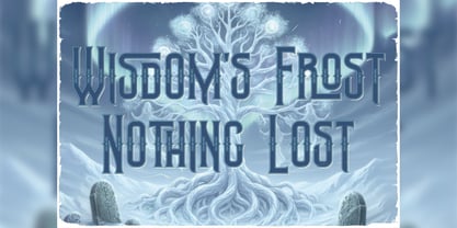 Frost Giant Font Poster 6