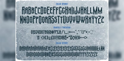 Frost Giant Font Poster 3
