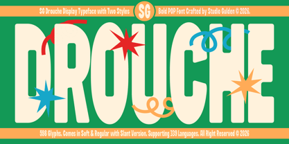 SG Drouche Font Poster 1