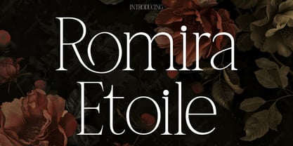 Romira Etoile Font Poster 1