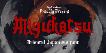 Miyukatsu Font Poster 1