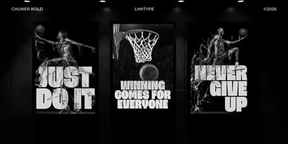 Chuner Font Poster 6