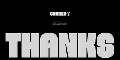 Chuner Font Poster 12