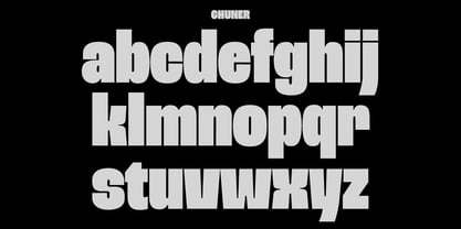 Chuner Font Poster 8