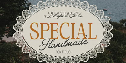 Special Handmade Script Font Poster 1
