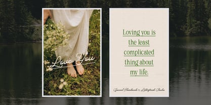 Special Handmade Script Font Poster 9