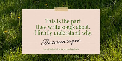 Special Handmade Script Font Poster 8