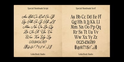 Special Handmade Script Font Poster 11