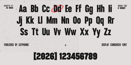 GC Dooze Font Poster 2