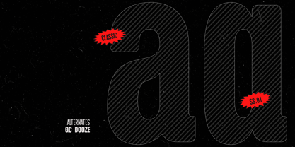 GC Dooze Font Poster 6