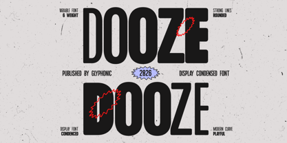 GC Dooze Font Poster 1