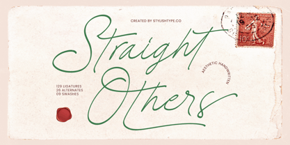 Straight Others Font Poster 1