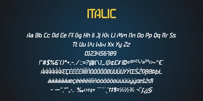 Aurex Font Poster 7