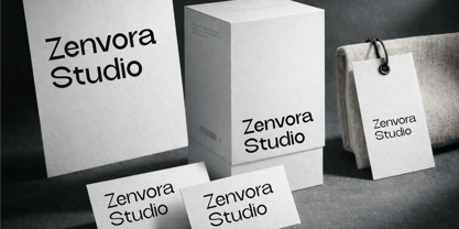 Zenvora Font Poster 6