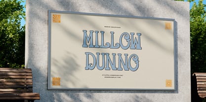 Millow Dunno Font Poster 9