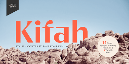 Kifah Font Poster 1