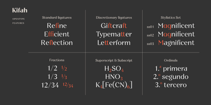Kifah Font Poster 8