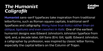 Catalize Font Poster 4