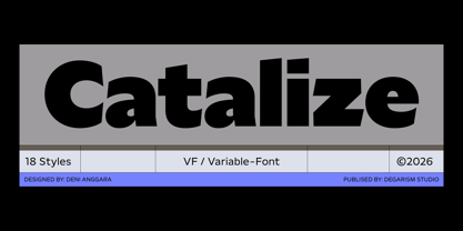 Catalize Font Poster 1