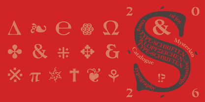 Klopfzeichen Font Poster 4