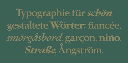 Klopfzeichen Font Poster 2