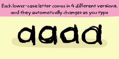Teenage Parties Font Poster 7