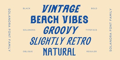 SFC Solanora Font Poster 4