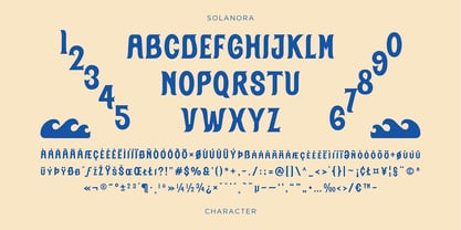 SFC Solanora Font Poster 3