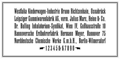 Schmale Etienne Font Poster 6