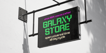 Metaor Aftershift Font Poster 2