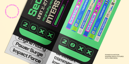Metaor Aftershift Font Poster 9