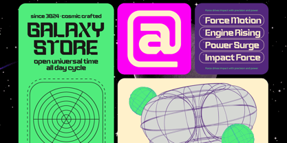Metaor Aftershift Font Poster 8