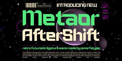 Metaor Aftershift Font Poster 1