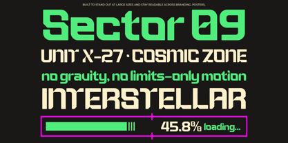 Metaor Aftershift Font Poster 7