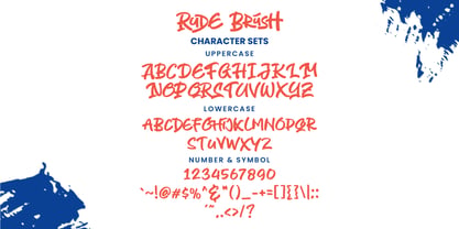 Rude Brush Font Poster 2