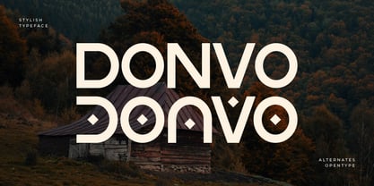 Donvo Font Poster 1