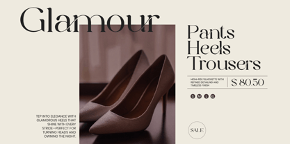 Roman Escort Font Poster 8