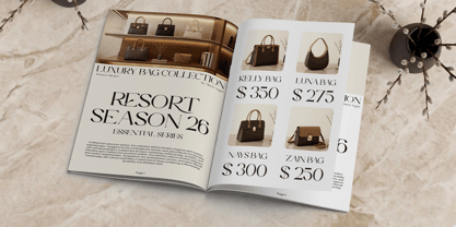 Roman Escort Font Poster 14