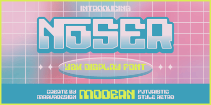 Noser Font Poster 1