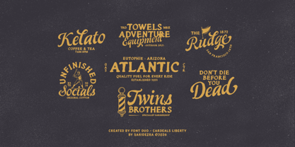 Cardeals Font Poster 2