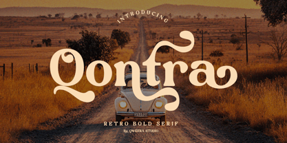 Qontra Font Poster 1