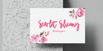 Fiore Raro Brush Font Poster 9