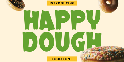 Happy Dough Font Poster 1