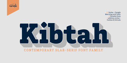 Kibtah Font Poster 1