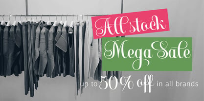 Claricia Font Poster 3