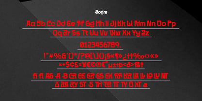 Bogra Font Poster 8