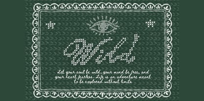 Setra Script Font Poster 5