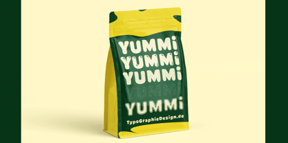 Avocado Hand Font Poster 2